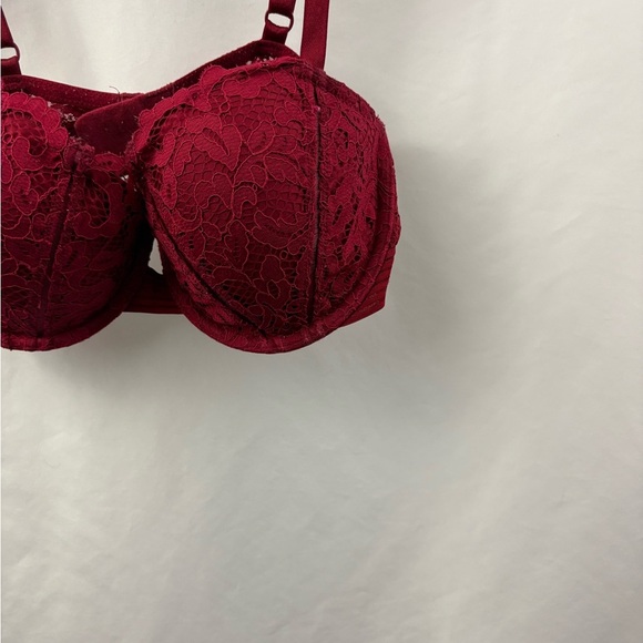 Victoria’s Secret 34D Bra Very Sexy Uplift Balconet Red - Picture 3 of 9